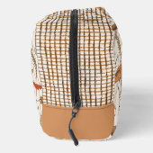 Fall Fungi und Blätter - nahtloses Muster. Waschbeutel (Rechts)