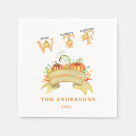 Fall Funny WTF Pumpkins Erntedank Fest Serviette