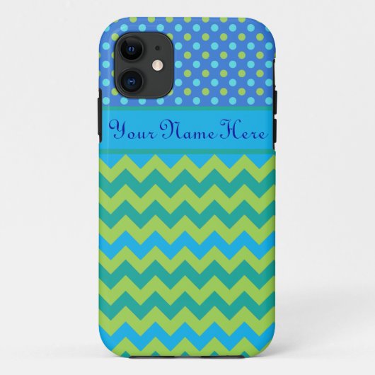 Fall für das benutzerdefinierte iPhone 5/5: Polka Case-Mate iPhone Hülle (Rückseite)