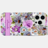 Fall für das iPhone Case für das Blumenmuster der  (Rückseite (Horizontal))