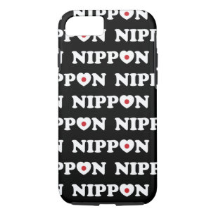 Fall für das iPhone von Nippon Liebe Heart Flag Ca Case-Mate iPhone Hülle