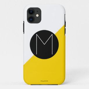 Fall für das moderne Farbblockmonogramm Iphone 5/5 11 Hülle