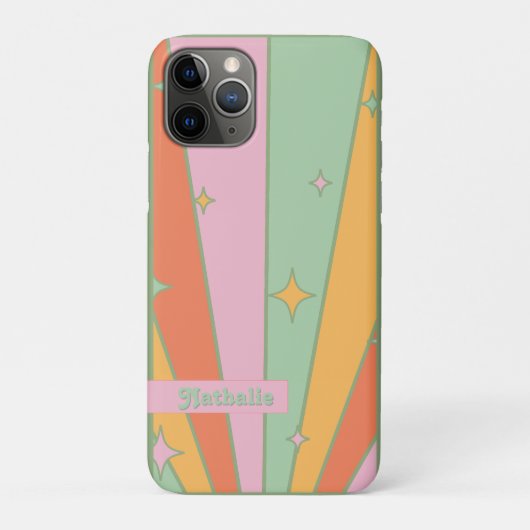 Fall für das Retro-iPhone - Personalisiertes Desig Case-Mate iPhone Hülle (Rückseite)