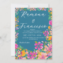 Fall Für Dich Aquarell Florale Hochzeitseinladung