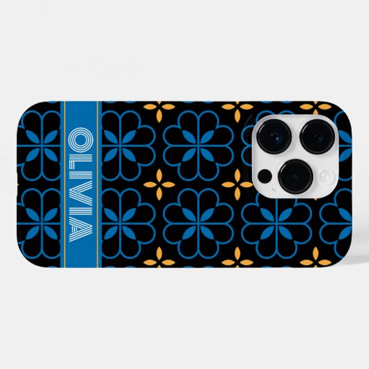 Fall für die benutzerdefinierte Monogramm Name Mit Case-Mate iPhone Hülle (Rückseite (Horizontal))