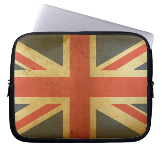 Fall für die britische Flagge Laptopschutzhülle (Vorderseite)