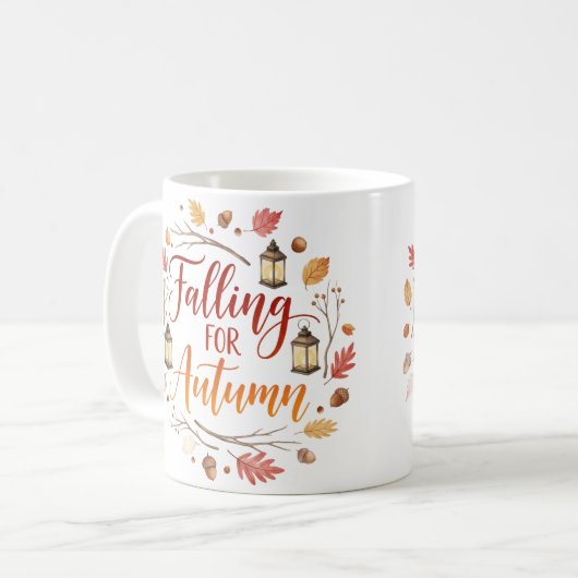 Fall für die Tasse im Herbst (Vorderseite Links)