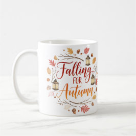 Fall für die Tasse im Herbst