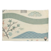 Fall für ein asiatisches Kunstdesign Kissenbezug (Rückseite)