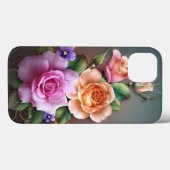 Fall für florales Design Case-Mate iPhone Hülle (Rückseite (Horizontal))