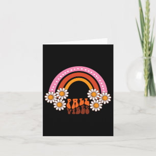 Fall für Frauen Rainbow Halloween Graphic T-Shirts Karte