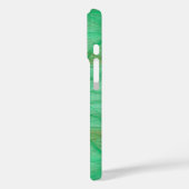 Fall für grünes Fraktal Case-Mate iPhone Hülle (Rückseite / Links)