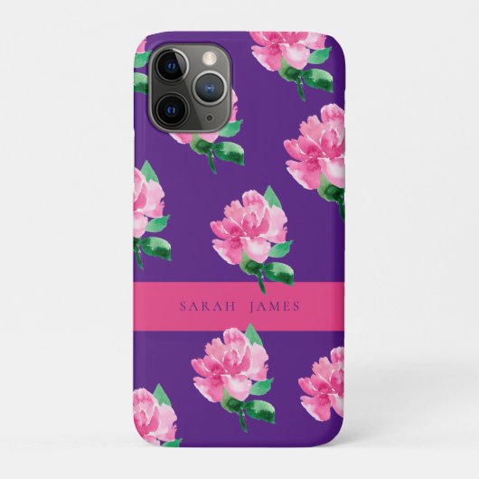 Fall für iPhone mit benutzerdefinierter Wasserfarb Case-Mate iPhone Hülle (Rückseite)