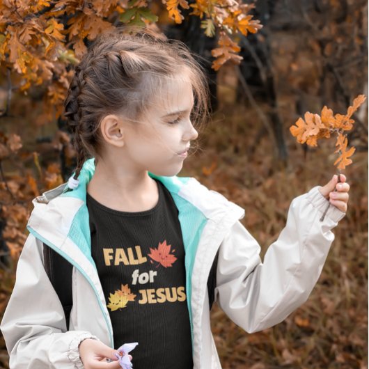 Fall für Jesus - Anpassbare Herbstgänge Kleinkind T-shirt
