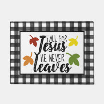 Fall für Jesus Black Buffalo Karierten Bauernhof T