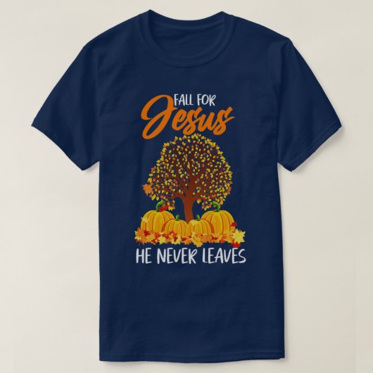 Fall für Jesus Christliches Gebet T-Shirt (Design vorne)