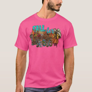 Fall für Jesus Cowhide, Western Herbst Christlich T-Shirt