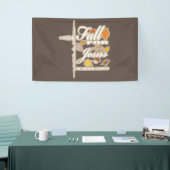 Fall für Jesus er nie verlasse Banner (Messeveranstaltung)