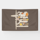 Fall für Jesus er nie verlasse  Banner (Horizontal)
