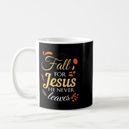 Fall für jesus er verlasse nie christlichen jesus kaffeetasse (Links)