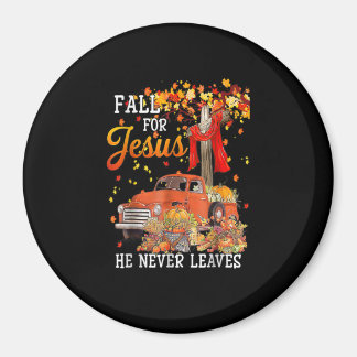 Fall für Jesus, er Verlasse nie Jesus Christi über Magnet