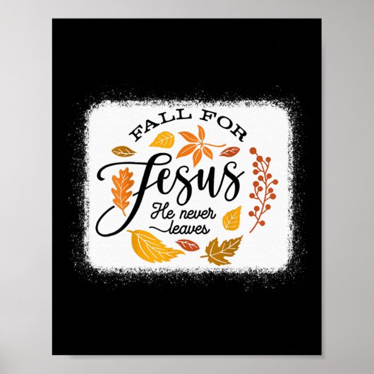 Fall für Jesus, er Verlasse nie Poster (Vorne)