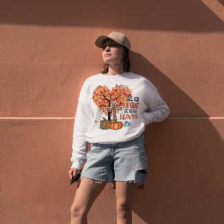 Fall für Jesus, er Verlasse nie Sweatshirt