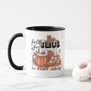 Fall für Jesus, er Verlasst nie, Christlicher Fall Tasse