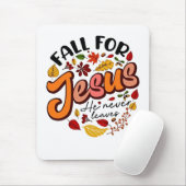 Fall für Jesus, er Verlasst nie Erntedank fallen Mousepad (Mit Mouse)