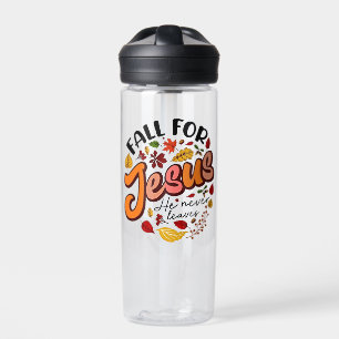 Fall für Jesus, er Verlasst nie Erntedank fallen Trinkflasche