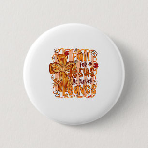 Fall Für Jesus Er Verlässt Niemals Herbst Christli Button