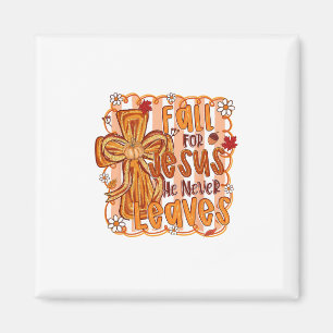 Fall Für Jesus Er Verlässt Niemals Herbst Christli Magnet