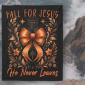 Fall für Jesus Fleece Blanket