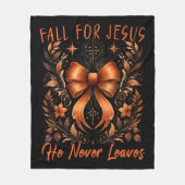 Fall für Jesus Fleece Blanket (Vorderseite)