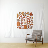 Fall für Jesus Herbst Pumpkin Christliche Glaubens Wandteppich (Beispiel (Horizontal))