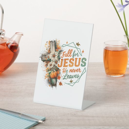 Fall für Jesus... Sockelschild (In SItu)