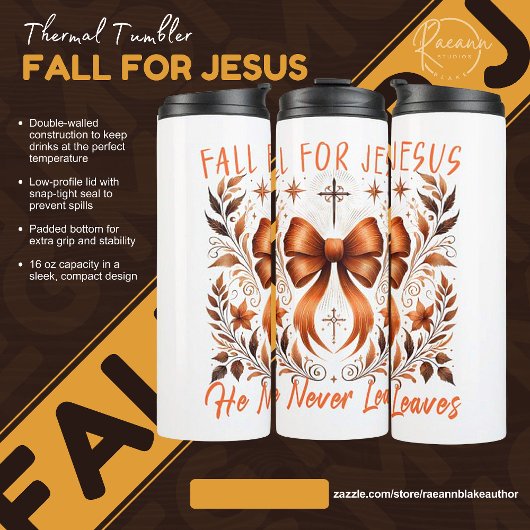 Fall für Jesus Thermal Tumbler Thermosbecher