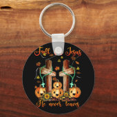 Fall für Jesus Verlasse er nie Christlich den Herb Schlüsselanhänger (Vorderseite)