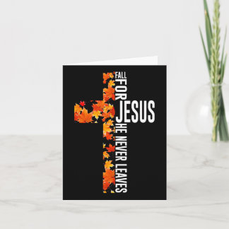 Fall für Jesus, Verlasse er nie Christliche Glaube Karte