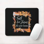 Fall für Jesus, Verlasse er nie Christliches Evang Mousepad (Mit Mouse)