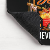 Fall für Jesus, Verlasse er nie Erntedank Party Mousepad (Ecke)