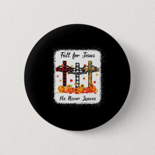 Fall für Jesus, Verlasse er nie Erntedank Pumpki Button