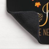 Fall für Jesus Verlasse er nie Herbst Christlich P Mousepad (Ecke)