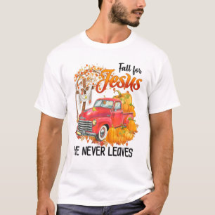 Fall für Jesus, Verlasse er nie lustige LKWs T-Shirt