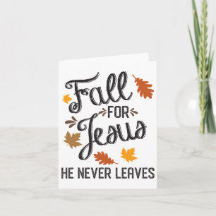 Fall für Jesus, Verlasst er nie Christlich 1 Karte