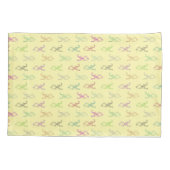 Fall für mehrfarbige Fischkissen Kissenbezug (Rückseite)