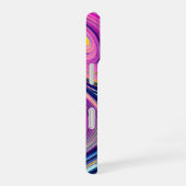 Fall für psychedelische Wave Flow iPhone 16 Hülle (Rechte Seite)