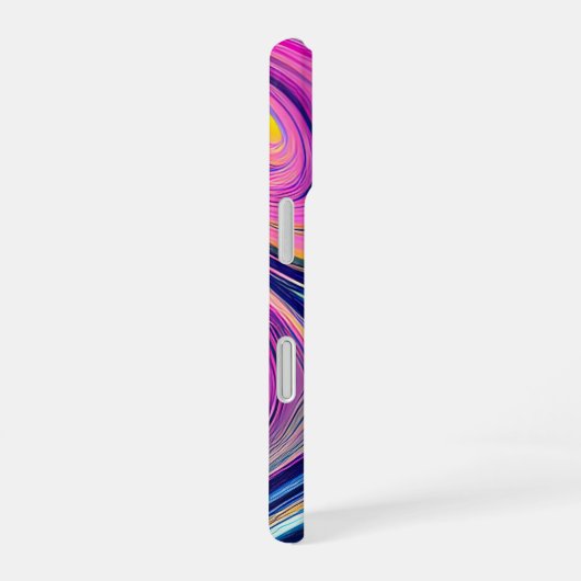 Fall für psychedelische Wave Flow iPhone iPhone 16 Hülle (Rechte Seite)