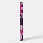 Fall für Reisende mit rosa geometrischem Flugzeug Case-Mate iPhone Hülle (Rückseite / Rechts)