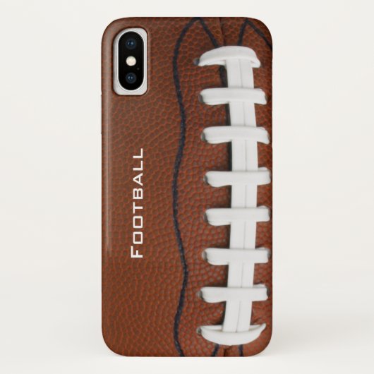 Fall Fußball Design iPhone X Case-Mate iPhone Hülle (Rückseite)